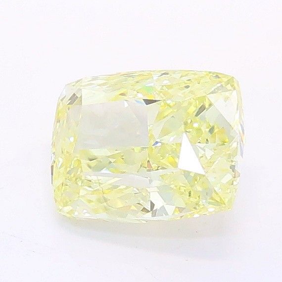 1.08 CT Fancy Light Yellow CUSHION MODIFIED
