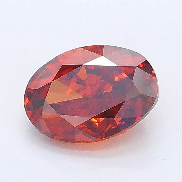 1.06 CT Fancy Deep Orange OVAL