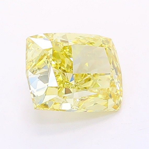 1.05 CT Fancy Light Yellow CUSHION MODIFIED
