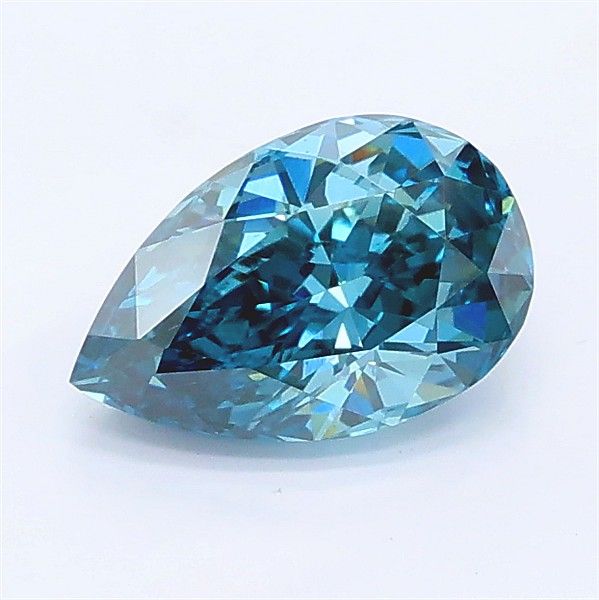 1.0 CT Fancy Vivid Blue PEAR