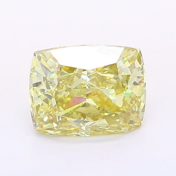 1.08 CT Fancy Yellow CUSHION MODIFIED