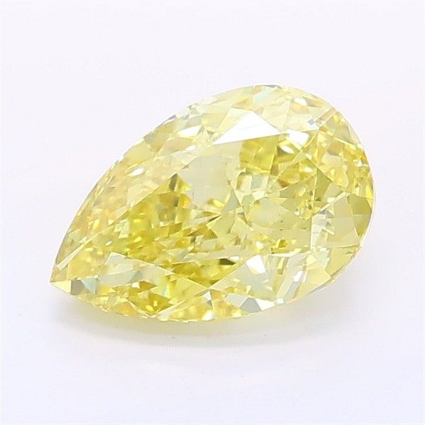 1.07 CT Fancy Intense Yellow PEAR