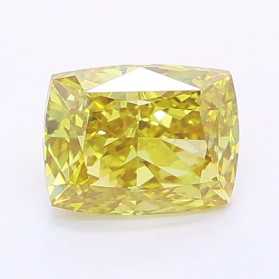 1.01 CT Fancy Intense Yellow CUSHION MODIFIED