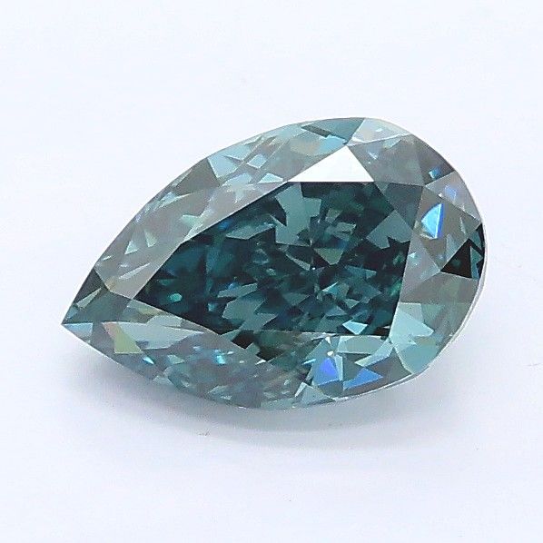 1.02 CT Fancy Deep Green PEAR