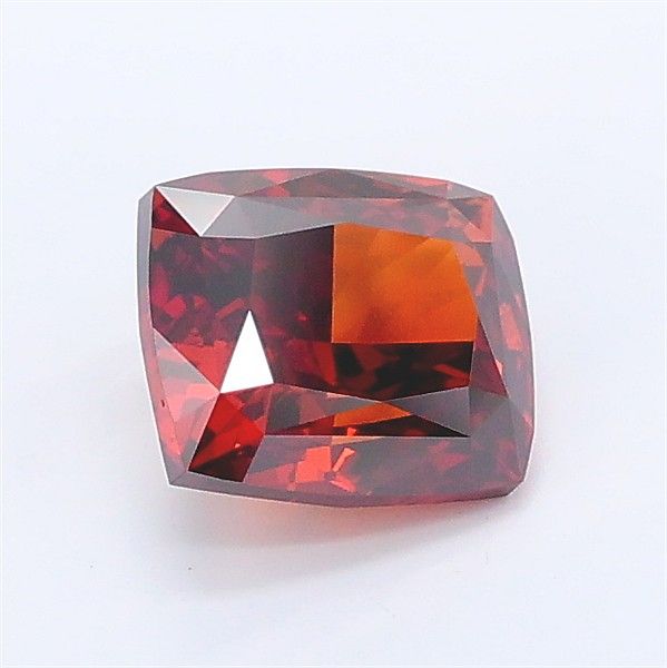 1.05 CT Fancy Deep Brownish Orange CUSHION MODIFIED