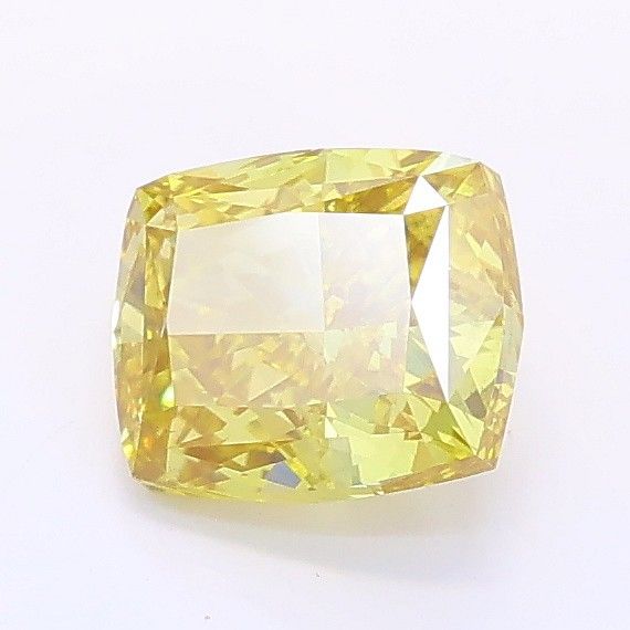 1.01 CT Fancy Intense Yellow CUSHION MODIFIED