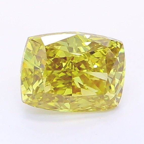 1.06 CT Fancy Intense Yellow CUSHION MODIFIED