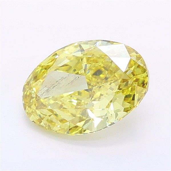 1.02 CT Fancy Intense Yellow OVAL
