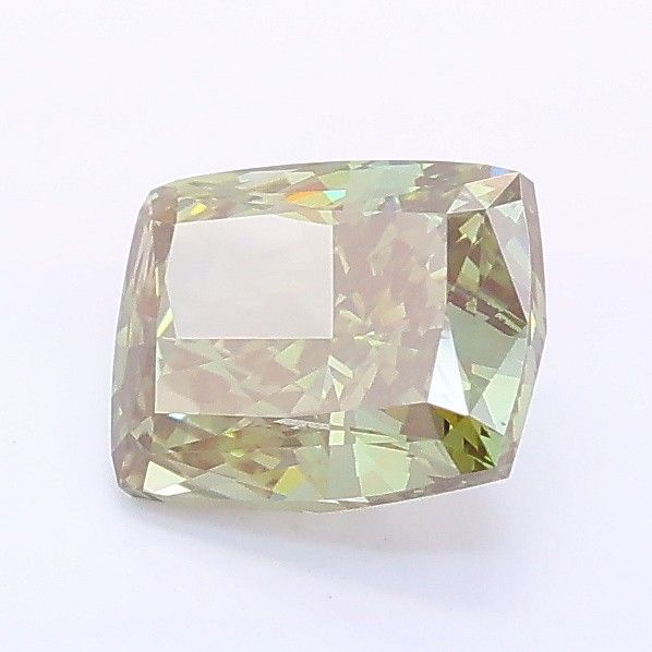1.1 CT Fancy Vivid Green CUSHION MODIFIED