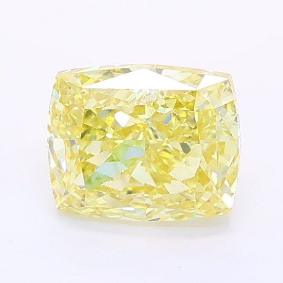 1.0 CT Fancy Intense Yellow CUSHION MODIFIED