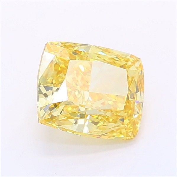 1.06 CT Fancy Vivid Yellow CUSHION MODIFIED