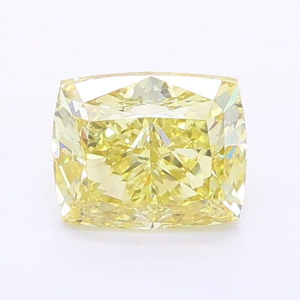 1.02 CT Fancy Yellow CUSHION MODIFIED