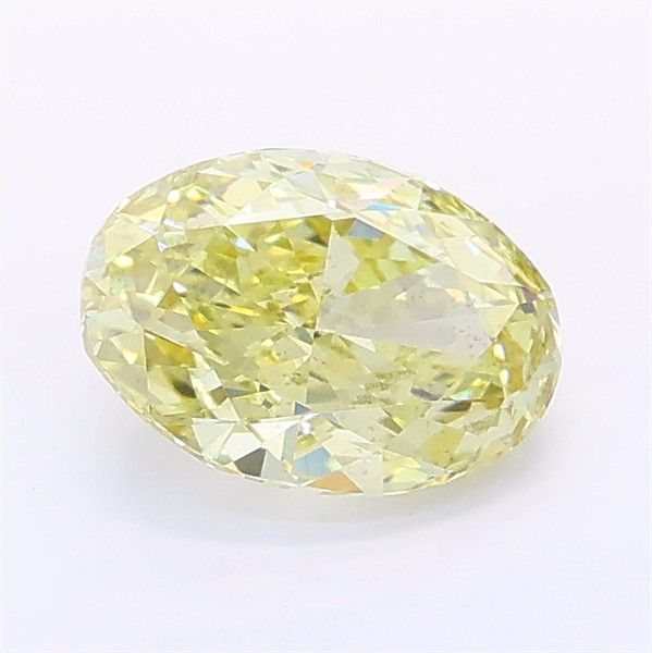 1.02 CT Fancy Light Yellow OVAL