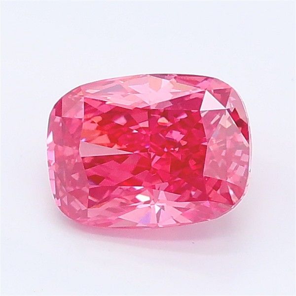 1.09 CT Fancy Vivid Pink CUSHION MODIFIED