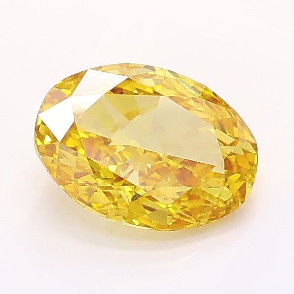 1.04 CT Fancy Intense Brownish Yellow OVAL