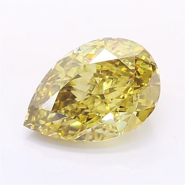 1.06 CT Fancy Intense Grayish Yellow PEAR
