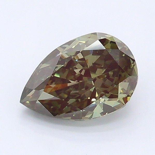 1.0 CT Fancy Grayish Green PEAR