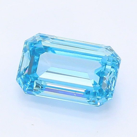 0.94 CT Fancy Vivid Blue EMERALD