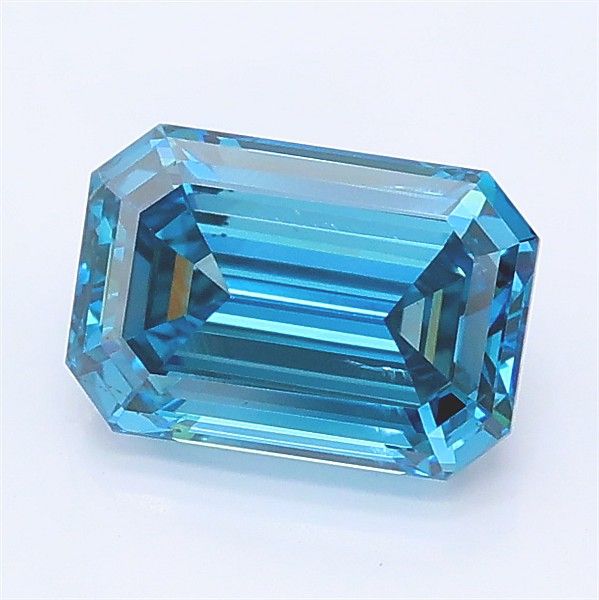 1.31 CT Fancy Vivid Blue EMERALD