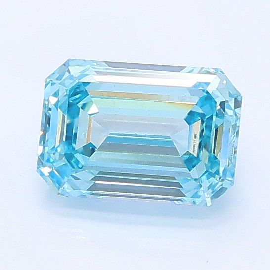 0.98 CT Fancy Intense Blue EMERALD
