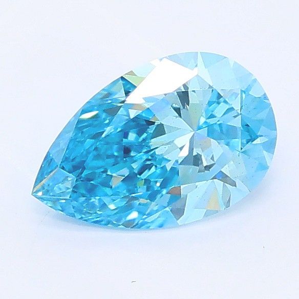 0.85 CT Fancy Vivid Blue PEAR