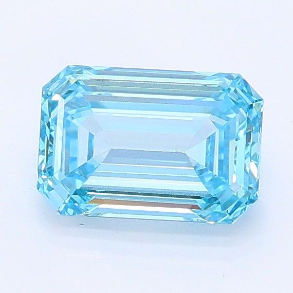 0.98 CT Fancy Vivid Blue EMERALD