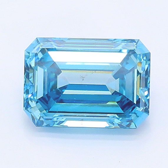 1.02 CT Fancy Vivid Blue EMERALD