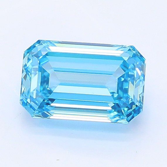 0.95 CT Fancy Vivid Blue EMERALD