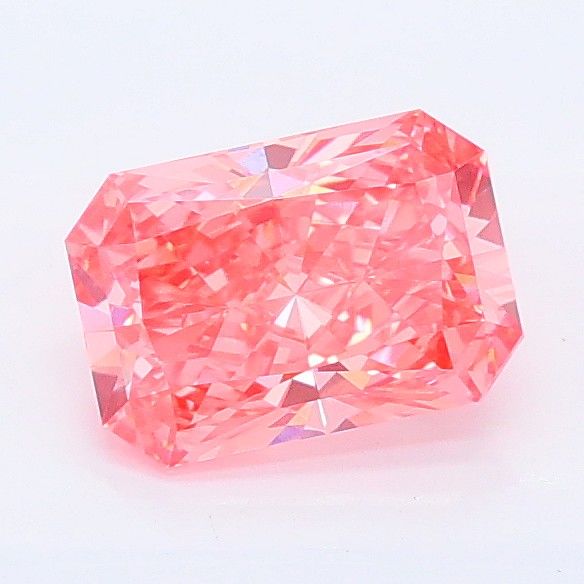 0.98 CT Fancy Vivid Pink RADIANT