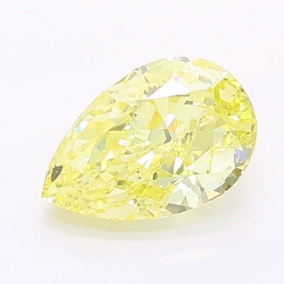 0.99 CT Fancy Intense Yellow PEAR