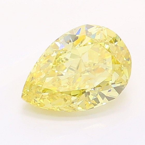 1.0 CT Fancy Intense Yellow PEAR
