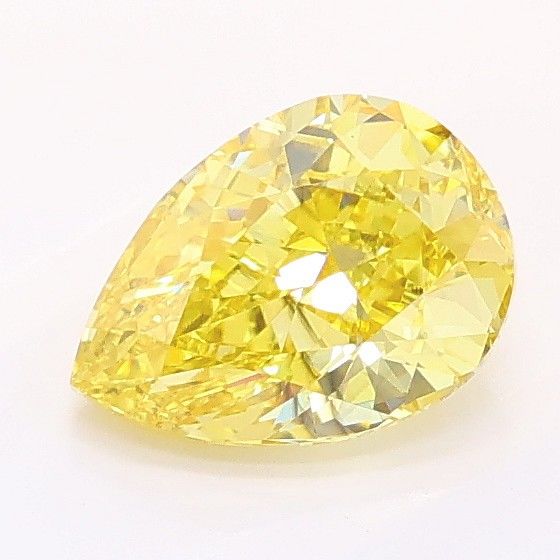 1.05 CT Fancy Vivid Yellow PEAR