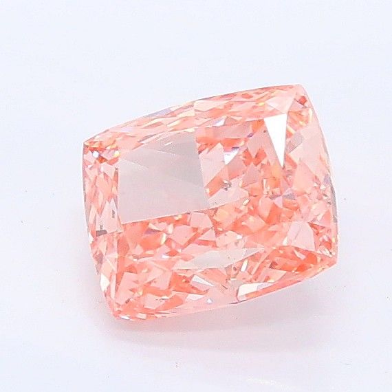 1.06 CT Fancy Vivid Pink CUSHION MODIFIED