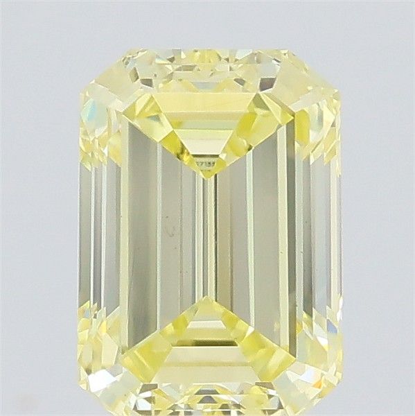 0.78 CT Fancy Light Yellow EMERALD