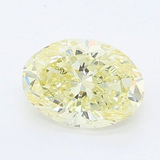 0.71 CT Fancy Yellow OVAL