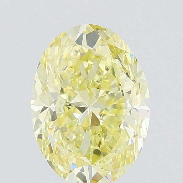 0.71 CT Fancy Yellow OVAL