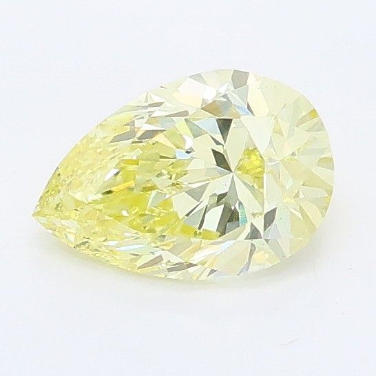 0.71 CT Fancy Yellow PEAR