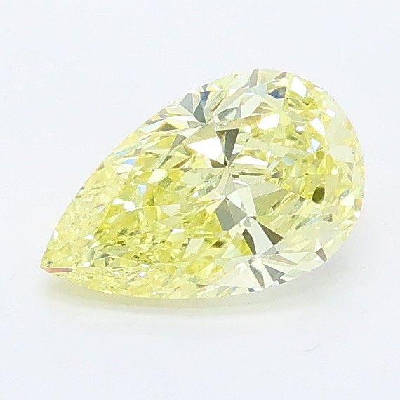 0.86 CT Fancy Intense Yellow PEAR