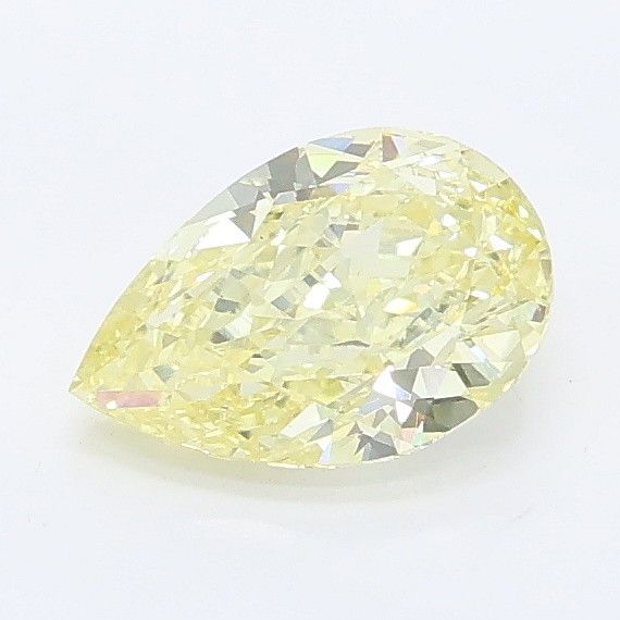 0.81 CT Fancy Light Yellow PEAR