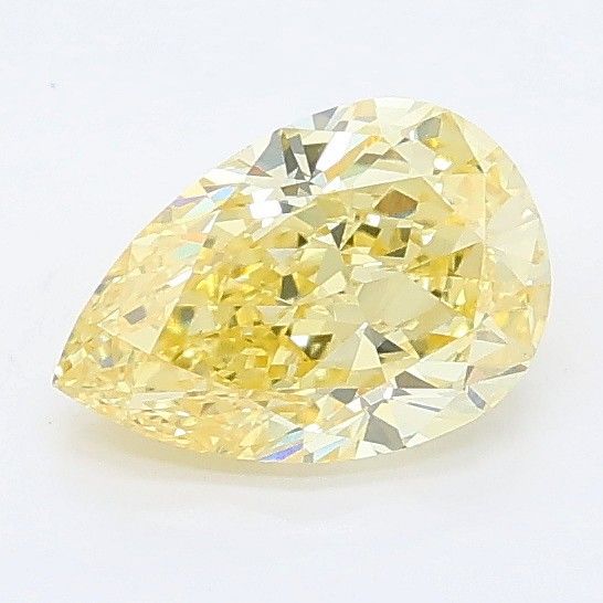 0.93 CT Fancy Intense Yellow PEAR