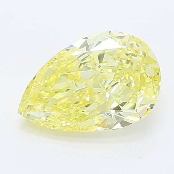 0.93 CT Fancy Intense Yellow PEAR