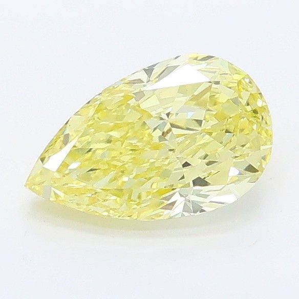 0.98 CT Fancy Intense Yellow PEAR