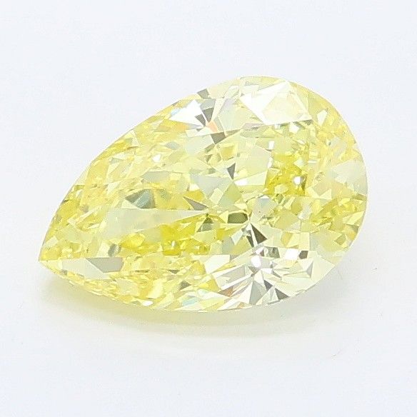 0.99 CT Fancy Intense Yellow PEAR