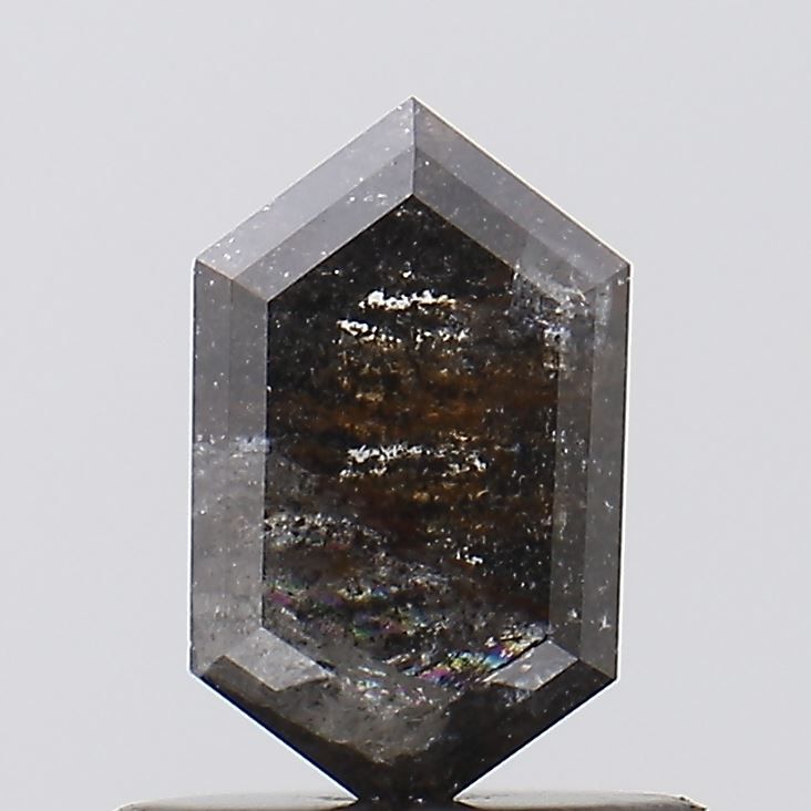 Diament 0.62 ct Fancy Salt and Pepper/I3