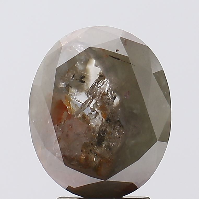 Diament 3.95 ct Fancy Salt and Pepper/I3