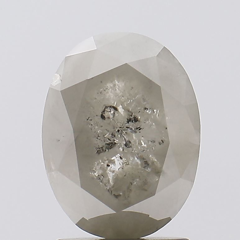 Diament 2.3 ct Fancy Salt and Pepper/I3