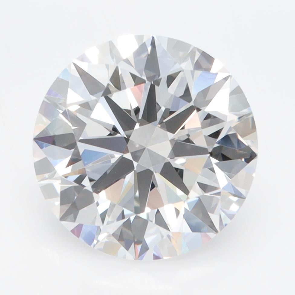 Diamant Rond 4.06 ct - Couleur D - Pureté VVS1