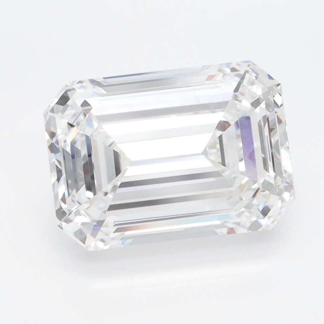 Diamant Émeraude 4.05 ct - Couleur D - Pureté VVS1