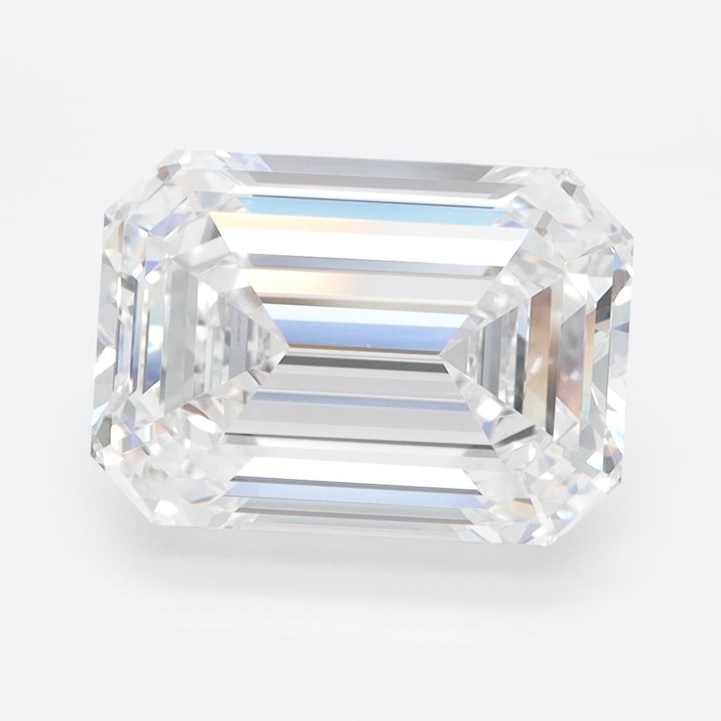 Diamant Émeraude 4.01 ct - Couleur D - Pureté VVS1