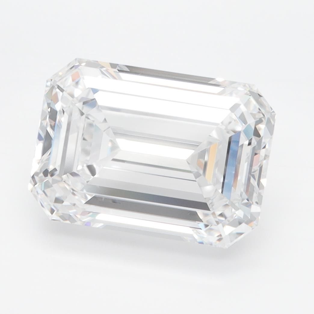 Diamant Émeraude 4.01 ct - Couleur D - Pureté VVS1